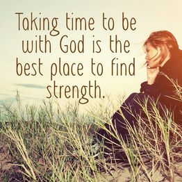 Taking Time to be with God