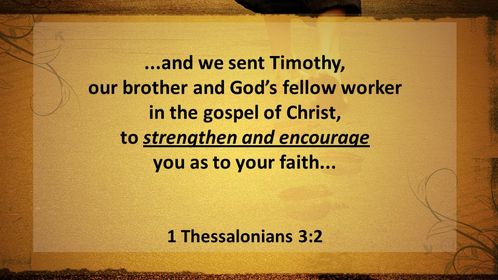 1 Thessalonians 3:2